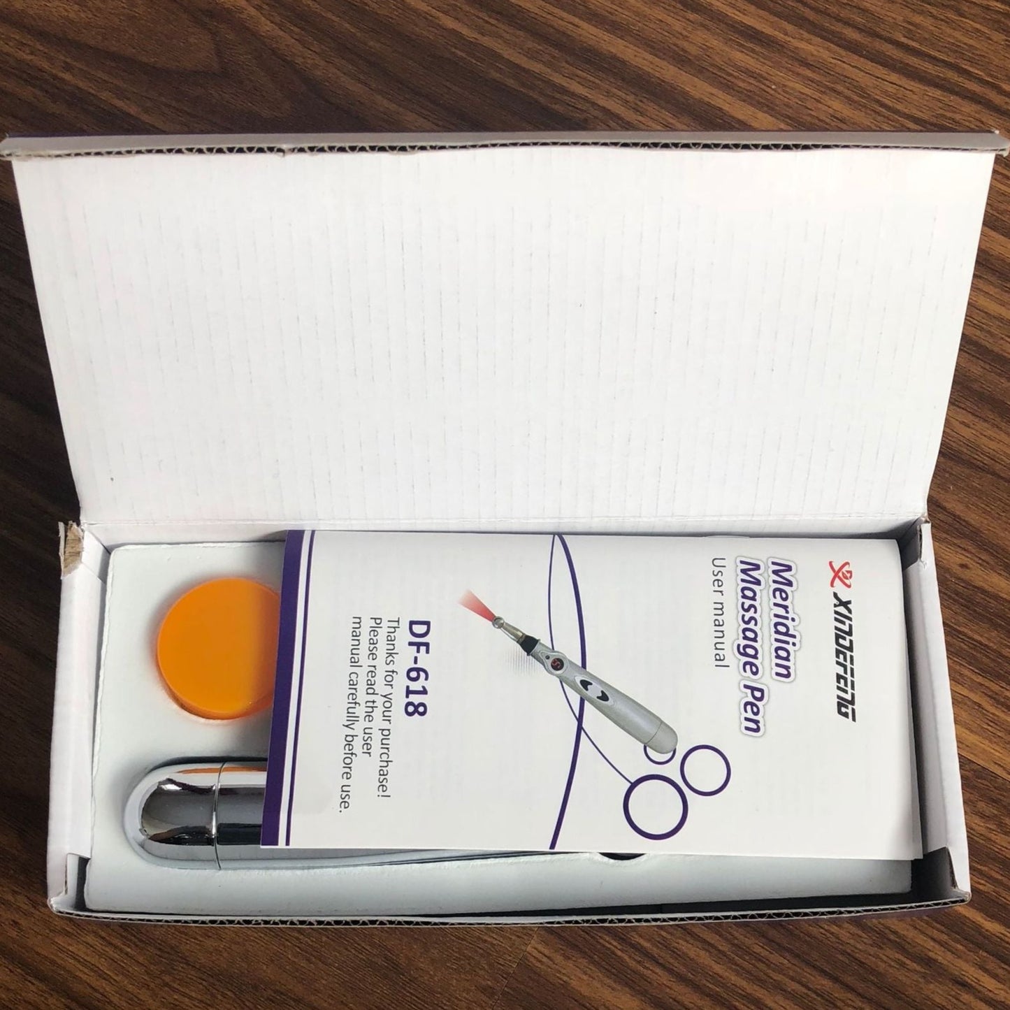 Acupuncture Massage Pen with packaging